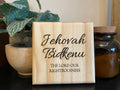 Jehovah Tsidkenu - The Lord Our Righteousness | Laser Engraved Wood Sign