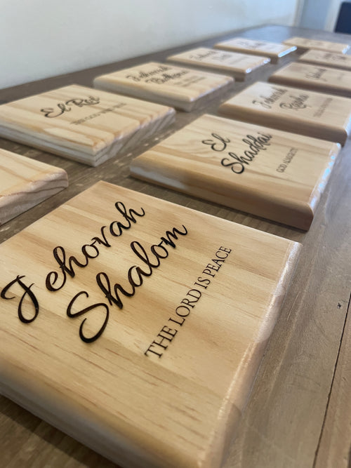 El Roi - The Lord Who Sees | Laser Engraved Wood Sign